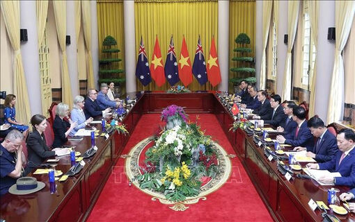 Vietnamese, Australian leaders discuss measures to promote partnership