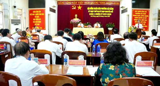 HĐND phường Cái Răng khóa I, nhiệm kỳ 2021-2026 tổ chức kỳ họp thứ 3