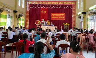HĐND xã Đông Thuận và HĐND xã Trường Xuân tổ chức kỳ họp chuyên đề
