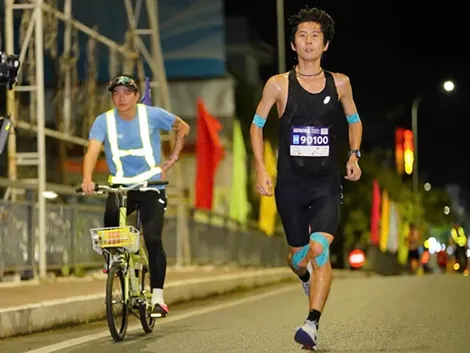Chân chạy Nhật Bản vô địch đường chạy 42km VnExpress Marathon Cần Thơ