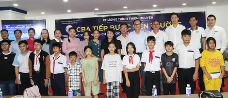 CBA tiếp bước cho các em có hoàn cảnh khó khăn đến trường
