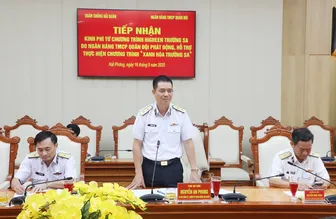 Quân chủng Hải quân tiếp nhận kinh phí từ Chương trình "HiGreen Trường Sa"