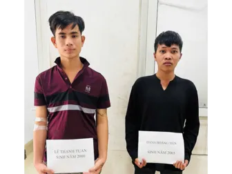 Truy bắt nhanh 2 đối tượng cố ý gây thương tích do mâu thuẫn tình cảm