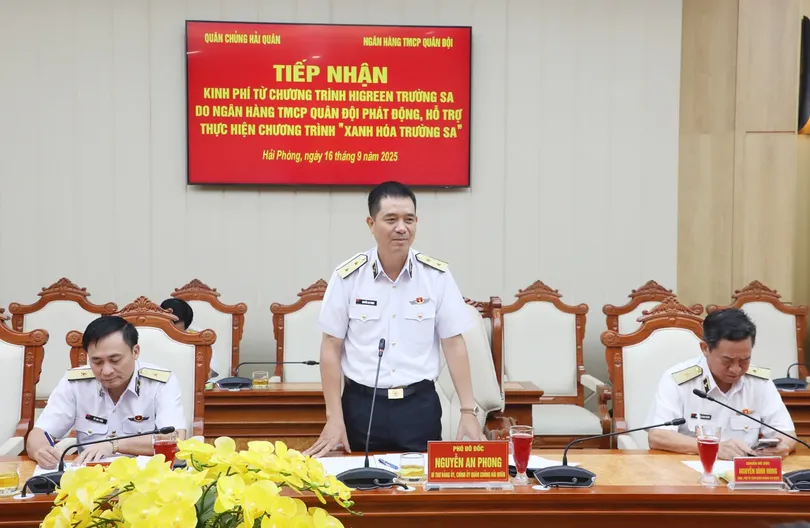 Quân chủng Hải quân tiếp nhận kinh phí từ Chương trình Quân chủng Hải quân tiếp nhận kinh phí từ Chương trình