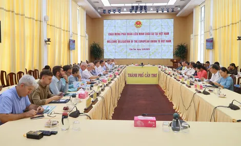 Lãnh đạo thành phố tiếp Phái đoàn Liên minh châu Âu tại Việt Nam