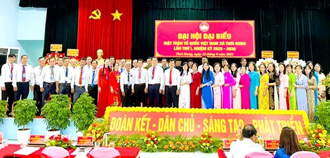 Ðại hội đại biểu MTTQVN xã Thới Hưng nhiệm kỳ 2025-2030 thành công tốt đẹp