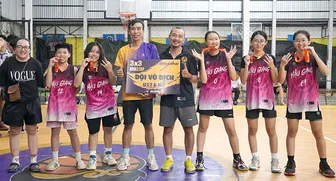 Hơn 100 VĐV dự Giải bóng rổ 3x3 NONSTOP Cần Thơ