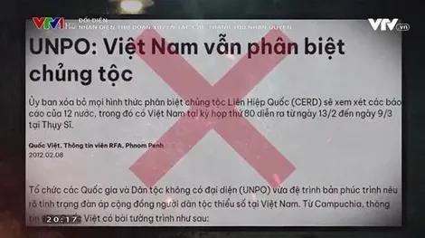 Lại mượn danh vấn đề nhân quyền để thông tin, đánh giá sai lệch