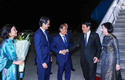 Chủ tịch nước Lương Cường đến New York tham dự tuần lễ cấp cao Đại hội đồng Liên Hiệp Quốc khóa 80