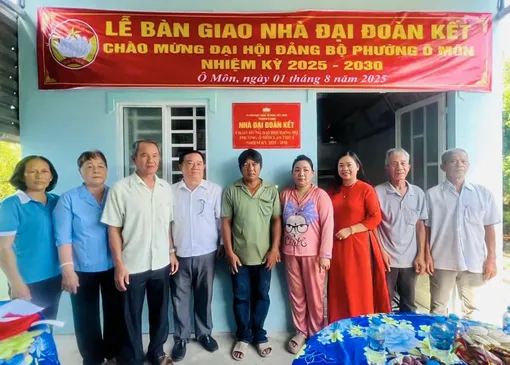 Phường Ô Môn hoàn thành 33 công trình, phần việc chào mừng đại hội Đảng, đại hội MTTQVN các cấp
