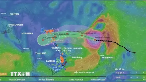 Ảnh hưởng bão số 9, Bắc Biển Đông gió vẫn duy trì cấp siêu bão, biển động dữ dội
