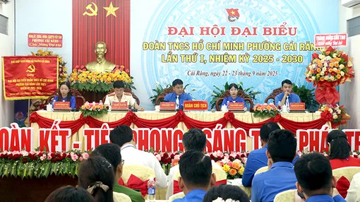 Đại hội Đoàn điểm phường Cái Răng thành công tốt đẹp