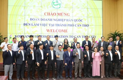 Lãnh đạo thành phố tiếp đoàn doanh nghiệp Hàn Quốc