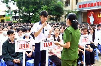 Giúp học sinh hiểu biết, chấp hành tốt pháp luật giao thông đường bộ
