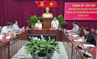 Tiếp tục tháo gỡ khó khăn, vướng mắc, đẩy nhanh tiến độ các dự án trọng điểm