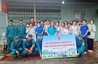 Góp sức trẻ làm đẹp quê hương