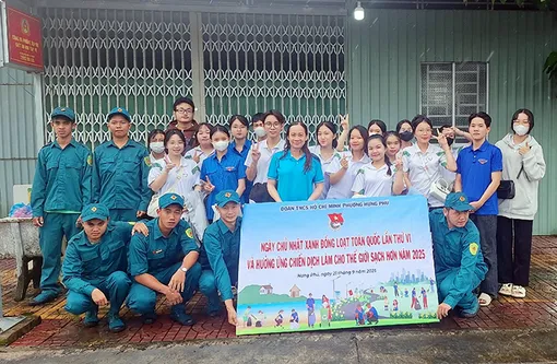 Góp sức trẻ làm đẹp quê hương