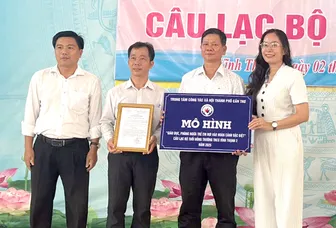 Thành lập Câu lạc bộ Tuổi hồng Trường THCS Vĩnh Thạnh 2
