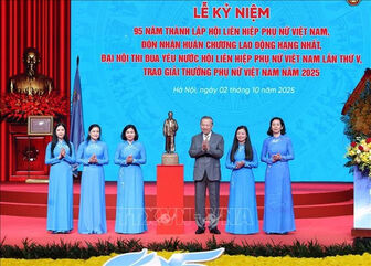 Party chief calls for women’s empowerment, digital push at 95th Women's Union anniversary