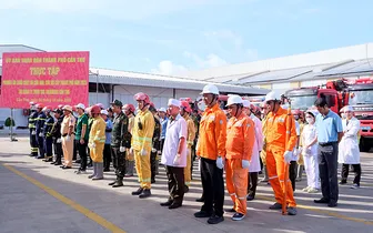 Cần Thơ tổ chức thực tập phương án chữa cháy và cứu nạn cứu hộ cấp thành phố năm 2025