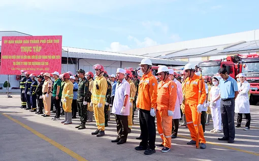 Cần Thơ tổ chức thực tập phương án chữa cháy và cứu nạn cứu hộ cấp thành phố năm 2025