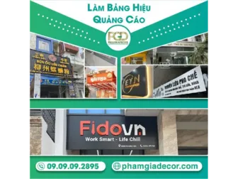 Phạm Gia Decor - Công ty thi công bảng hiệu uy tín chuyên nghiệp hàng đầu tại TP Hồ Chí Minh