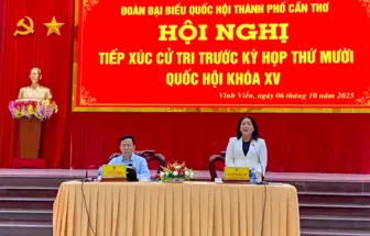 Đoàn đại biểu Quốc hội đơn vị TP Cần Thơ tiếp xúc cử tri trước Kỳ họp thứ 10, Quốc hội khóa XV