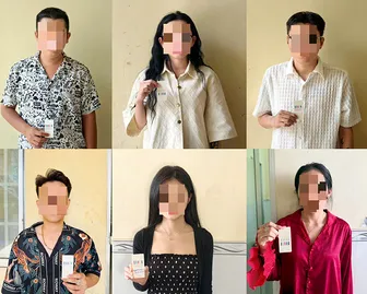 Phát hiện 9 đối tượng tổ chức sử dụng và tàng trữ trái phép chất ma túy