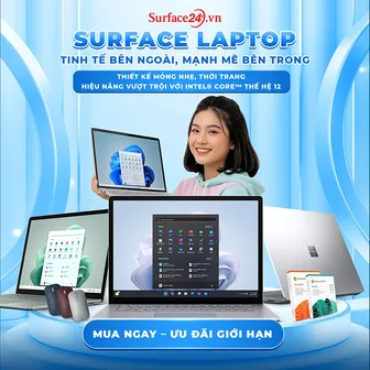 Surface Laptop đang giảm giá cực hot tại Surface24h
