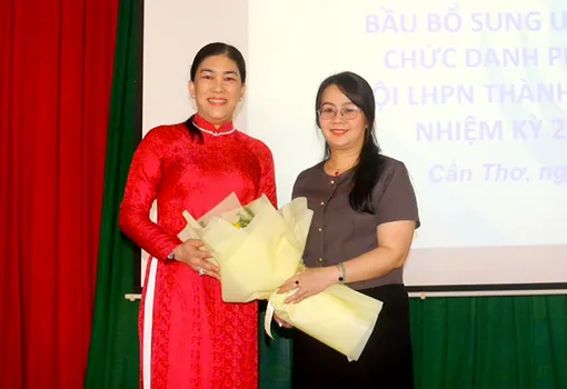 Bà Trần Thị Hằng được bầu làm Phó Chủ tịch Hội LHPN TP Cần Thơ