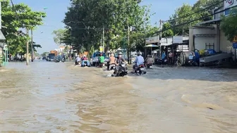 Triều cường tiếp tục dâng cao, vượt báo động III