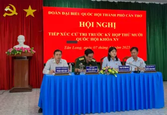 Đại biểu Quốc hội tiếp xúc cử tri xã Tân Long và phường Mỹ Quới