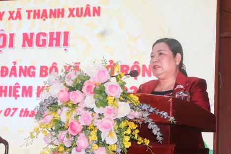 Xã Thạnh Xuân cần tập trung nguồn lực thực hiện tốt các nhiệm vụ phát triển kinh tế - xã hội