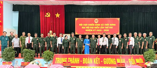 Đại hội đại biểu Hội Cựu chiến binh xã Thới Hưng nhiệm kỳ 2025-2030 Đại hội đại biểu Hội Cựu chiến binh xã Thới Hưng nhiệm kỳ 2025-2030
