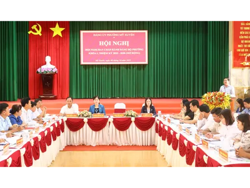 Phường Mỹ Xuyên sớm đưa Nghị quyết Đại hội Đảng bộ đi vào cuộc sống