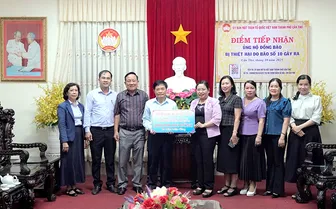 Ủy ban MTTQVN TP Cần Thơ tiếp nhận hơn 1,5 tỉ đồng hỗ trợ đồng bào bị thiệt hại do bão số 10