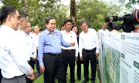 Chủ tịch Quốc hội Trần Thanh Mẫn thăm Khu bảo tồn thiên nhiên Lung Ngọc Hoàng