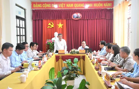 Lãnh đạo TP Cần Thơ làm việc với xã Tài Văn và xã Thạnh Thới An