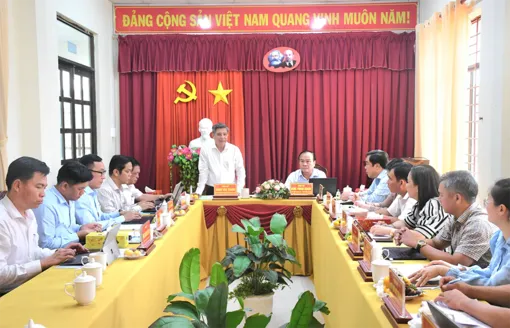 Lãnh đạo TP Cần Thơ làm việc với xã Tài Văn và xã Thạnh Thới An