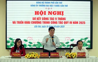 Đảng bộ Trường Đại học Y Dược Cần Thơ kết nạp đảng viên mới vượt 20% chỉ tiêu năm 2025