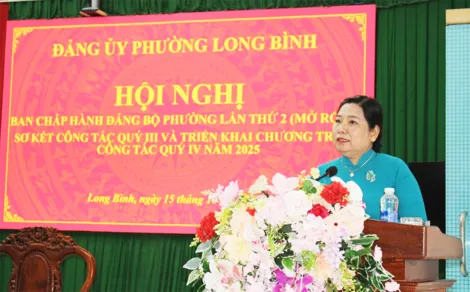Phường Long Bình cần đẩy mạnh chuyển đổi số, nâng cao chất lượng phục vụ nhân dân