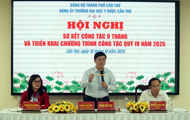 Đảng bộ Trường Đại học Y Dược Cần Thơ kết nạp đảng viên mới vượt 20% chỉ tiêu năm 2025 Đảng bộ Trường Đại học Y Dược Cần Thơ kết nạp đảng viên mới vượt 20% chỉ tiêu năm 2025