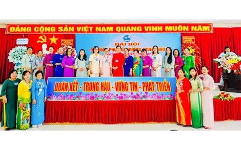 Đại hội đại biểu Phụ nữ phường Trung Nhứt nhiệm kỳ 2025-2030 thành công tốt đẹp​