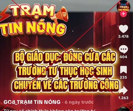 Bộ Giáo dục và Đào tạo bác tin đồn “đóng cửa trường ngoài công lập”