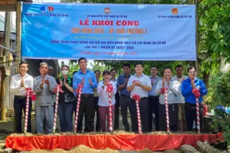 Khởi công xây dựng 2 cầu giao thông chào mừng đại hội đoàn các cấp Khởi công xây dựng 2 cầu giao thông chào mừng đại hội đoàn các cấp