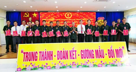 Hội Cựu chiến binh phường Phú Lợi tổ chức Đại hội đại biểu nhiệm kỳ 2025-2030