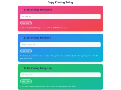 Kí tự đặc biệt khoảng trống: Cách dùng không bị chặn (kèm mẫu) tại kitu360