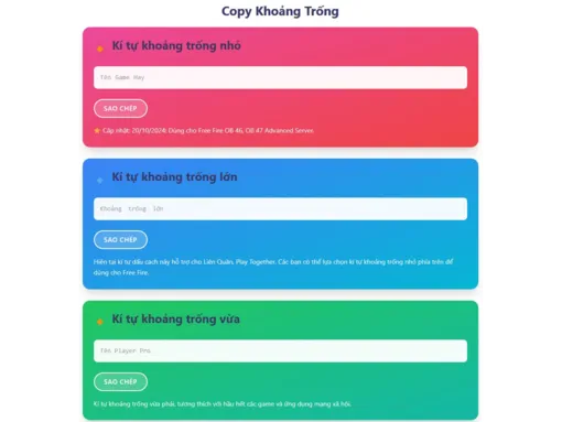 Kí tự đặc biệt khoảng trống: Cách dùng không bị chặn (kèm mẫu) tại kitu360