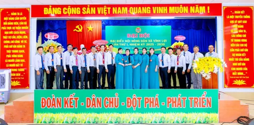 Đại hội đại biểu Hội Nông dân xã Vĩnh Lợi thành công
