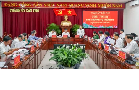 Ban Thường vụ Thành ủy cho ý kiến nhiều vấn đề quan trọng để thúc đẩy thành phố phát triển